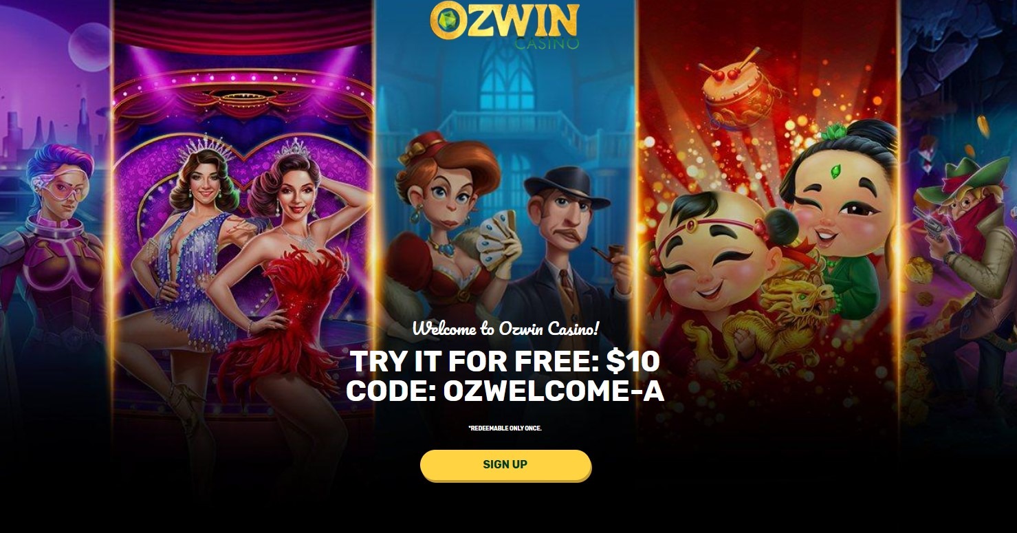 Ozwin Casino Home Image