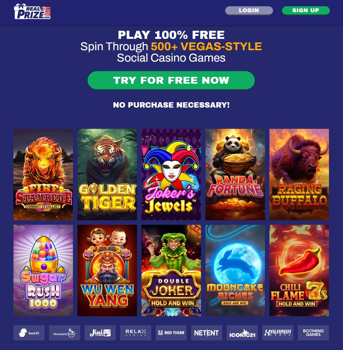 Real Prize Casino Desktop Ss1