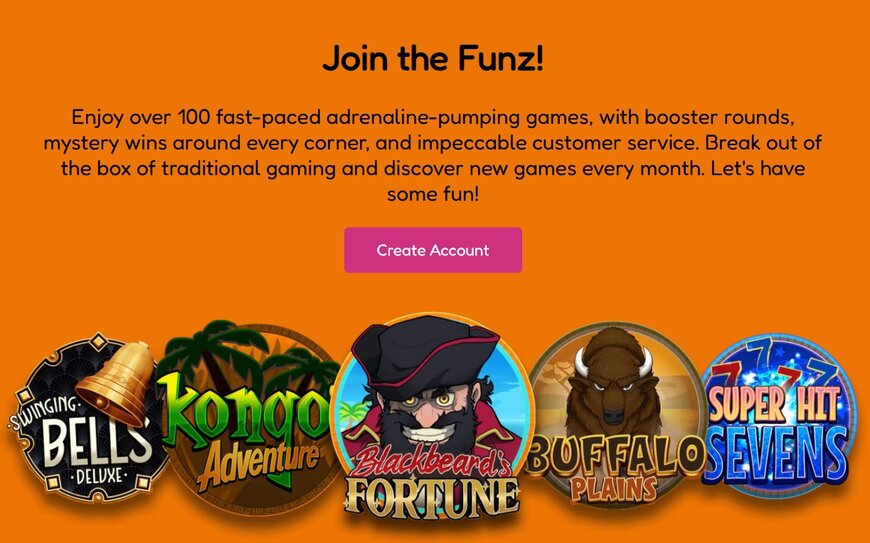 Funzpoints Casino Game Page