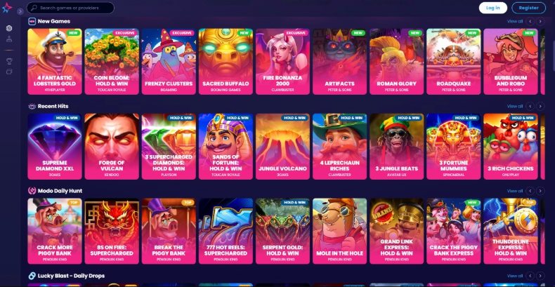 Modo Casino Games