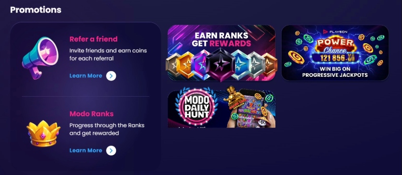 Modo Casino Promos