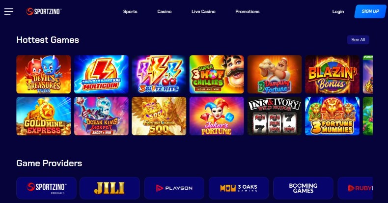 Sportzino Games