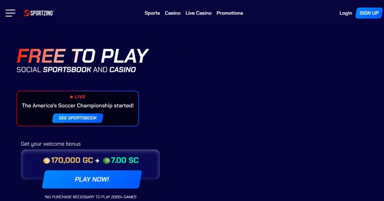 Sportzino Main Page