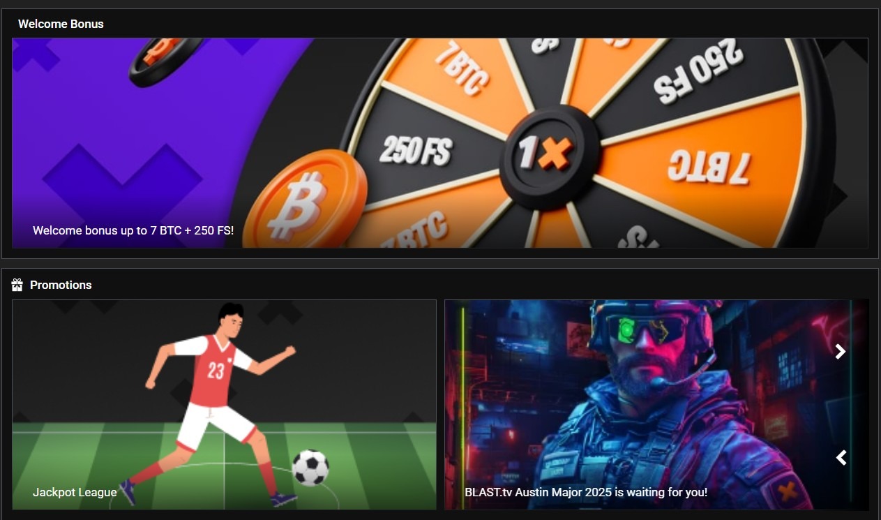1xbit Casino Bonus Desk Ss1