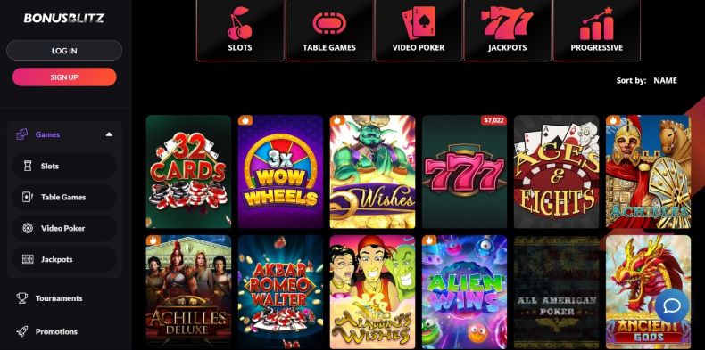 Bonusblitz Games