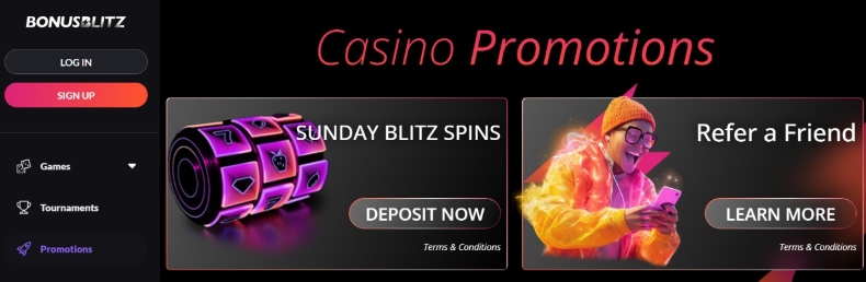 Bonusblitz Promos