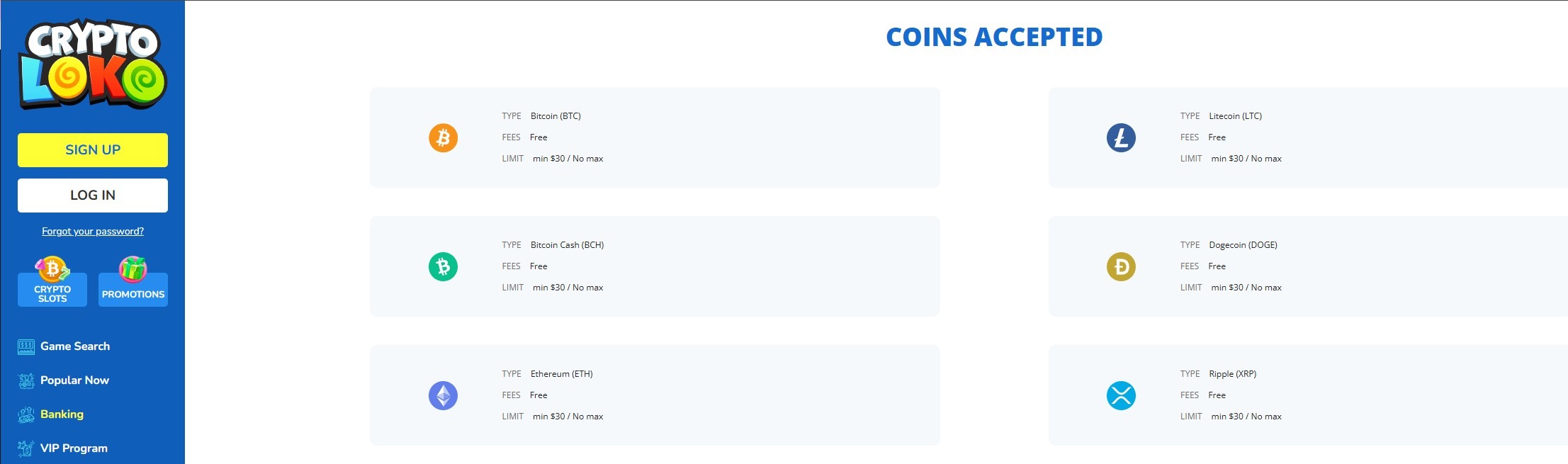 Crypto Loko Screen 2