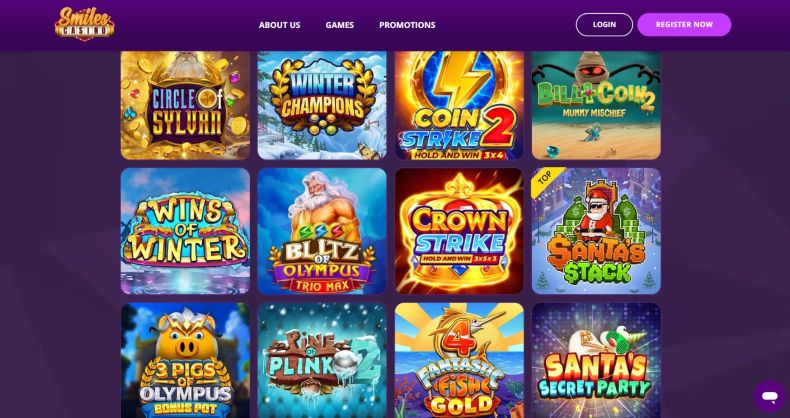 Smiles Casino Games