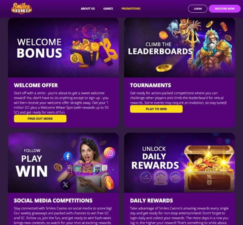 Smiles Casino Promos