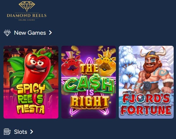 Diamond Reels Casino Games