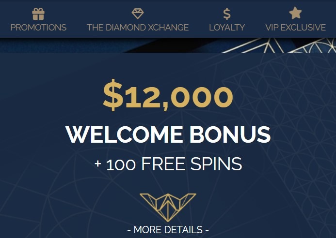 Diamond Reels Casino Homepage