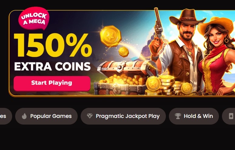 Mega Bonanza Casino Homepage