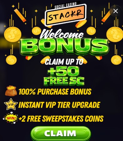 Stackr Welcome Bonus Clovr