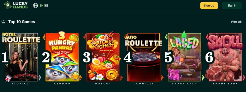 Lucky Hands Games