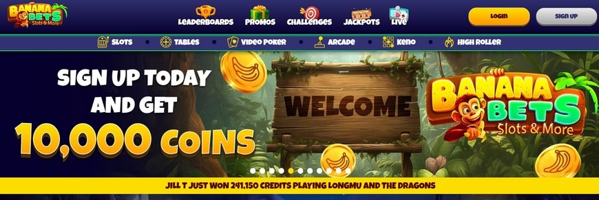 Banana Bets Main Page
