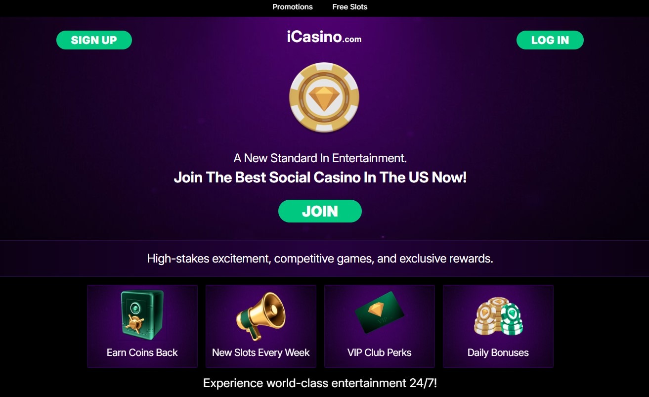 Icasino Home Image
