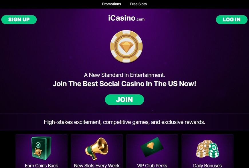 Icasino Main Page