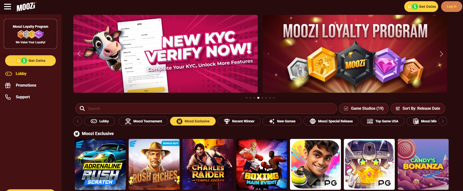 Moozi Casino Exclusive Image