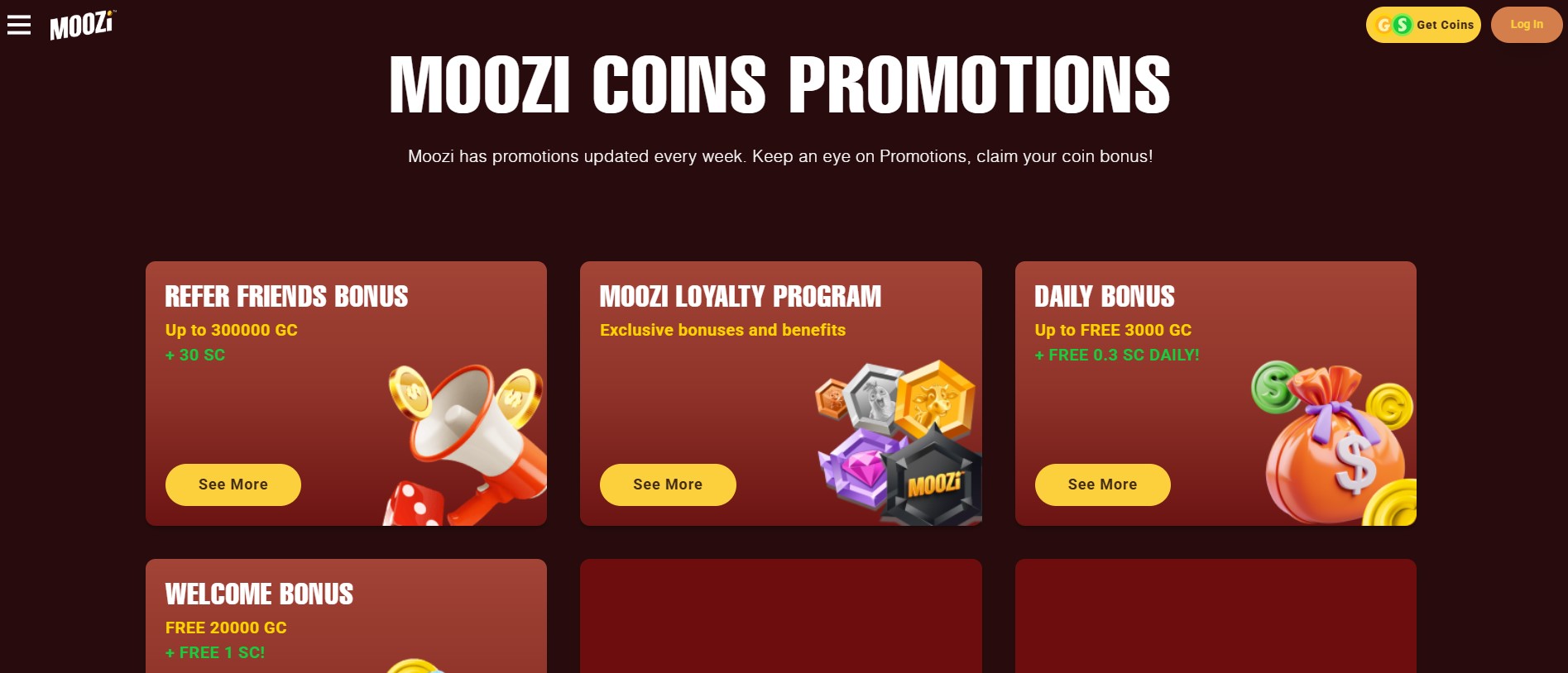 Moozi Casino Promotions Image