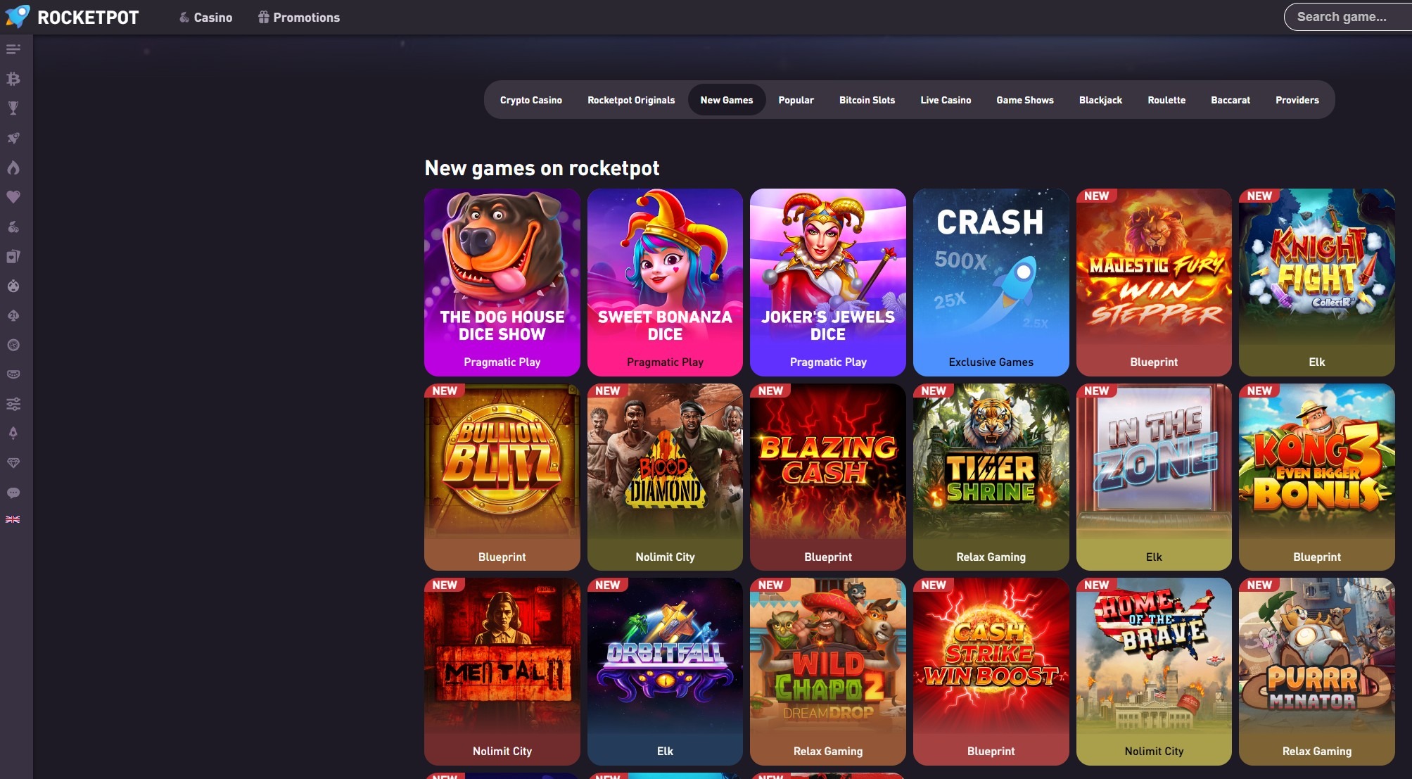 Rocketpot Casino 1