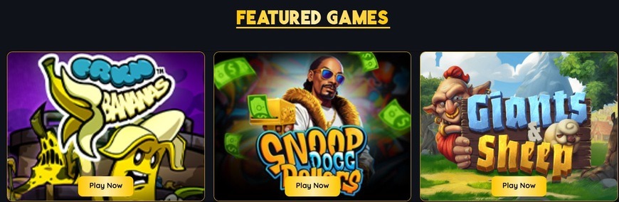 Scrooge Casino Game Page