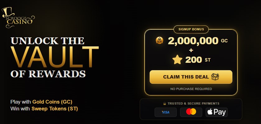 Scrooge Casino Home Clovr