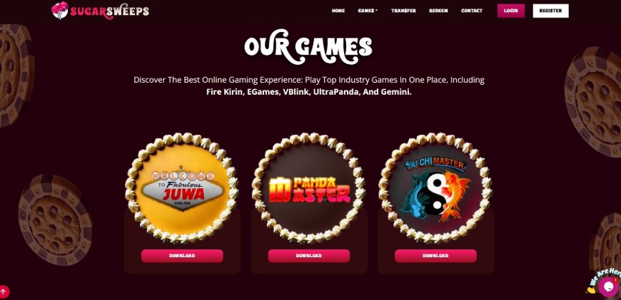Sugarsweeps Casino Games Image