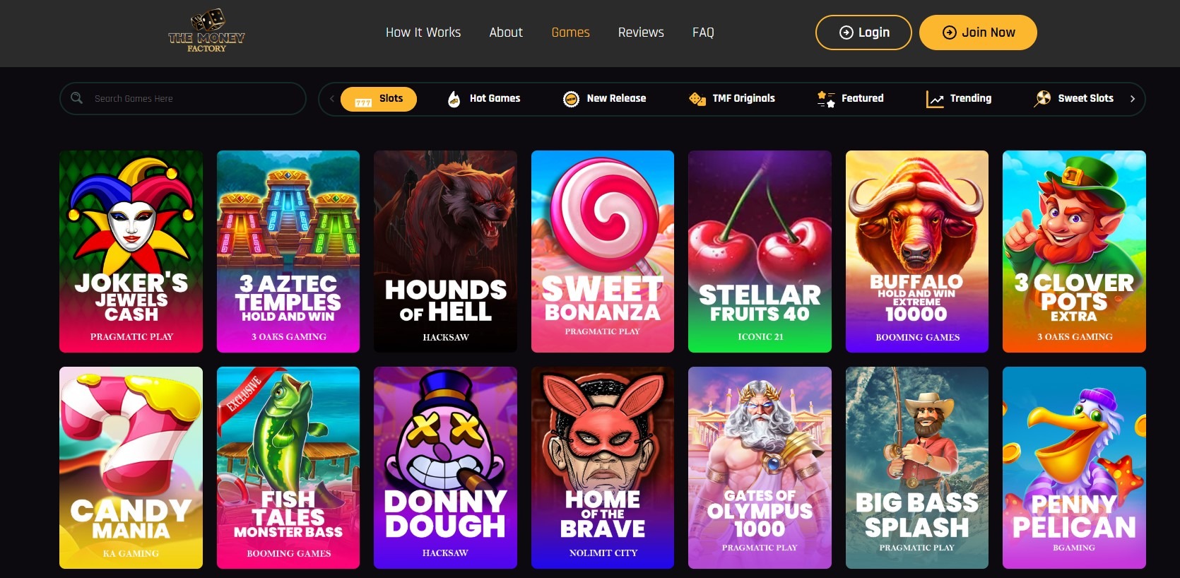 The Money Factory Casino Games Image