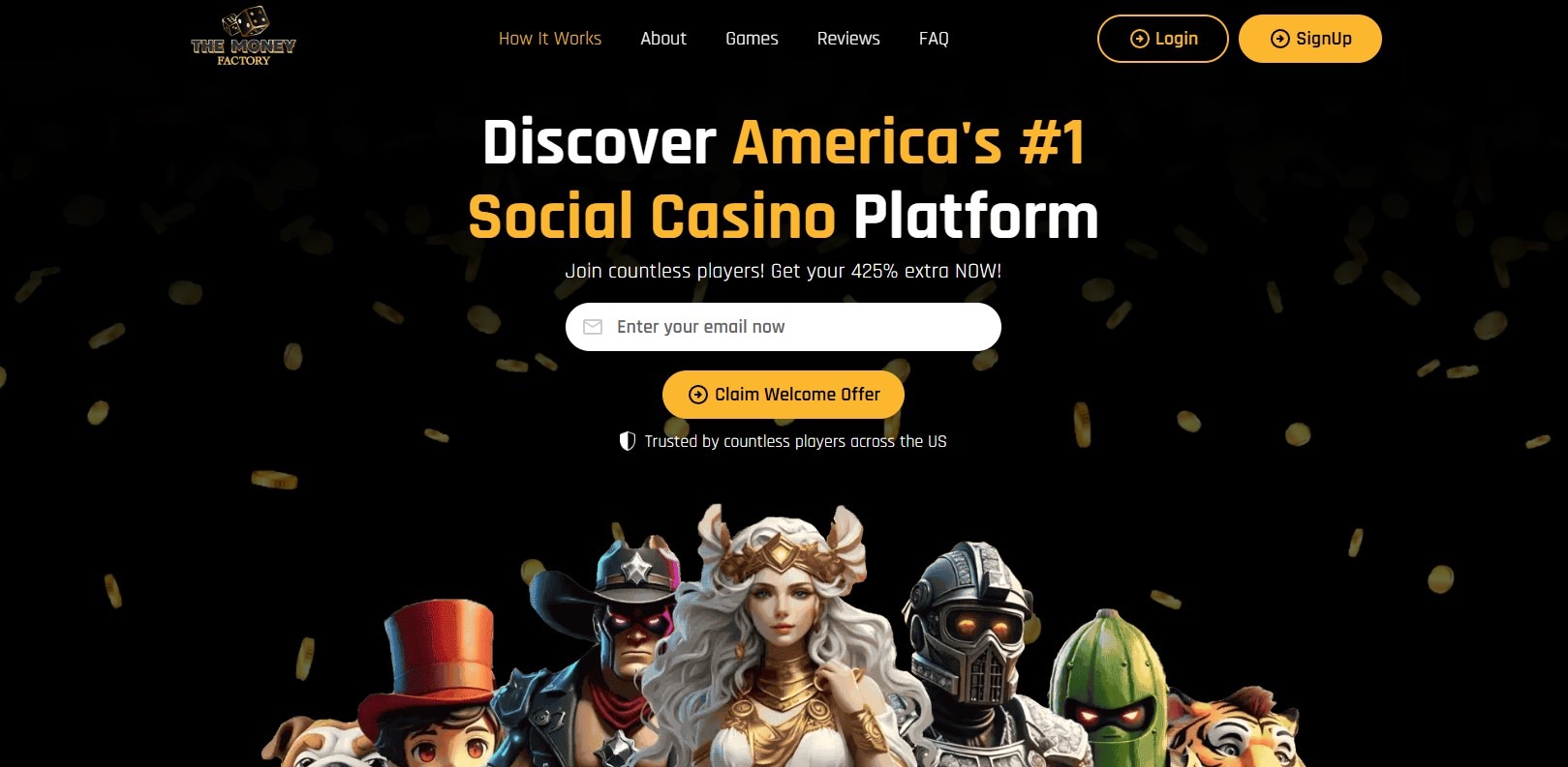 The Money Factory Casino Home Image