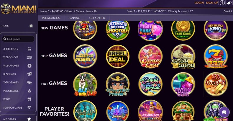 Miami Club Games