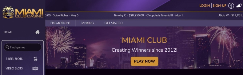 Miami Club Main