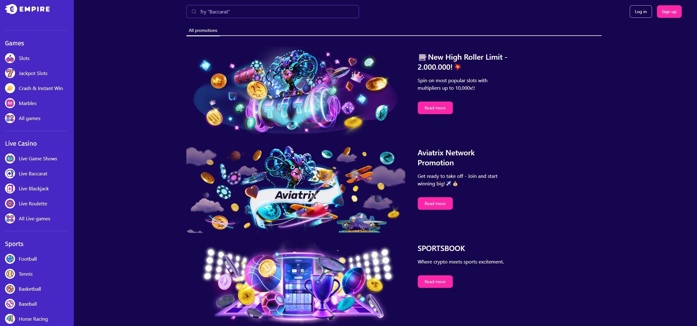 Empire Io Casino Desk Bonus Ss1
