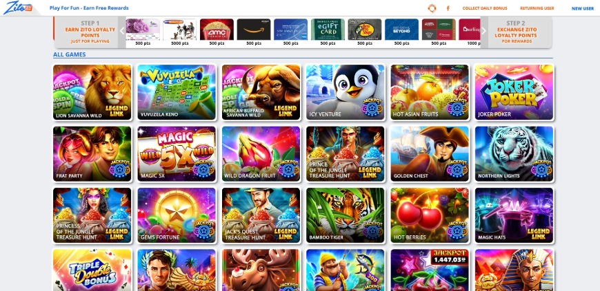 Zitobox Casino Games Image