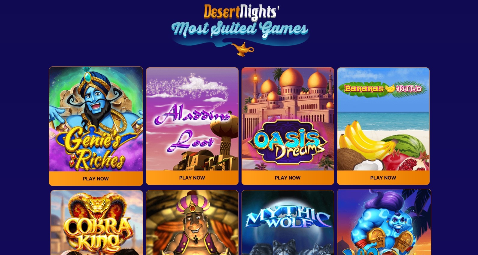 Desert Nights Games Image
