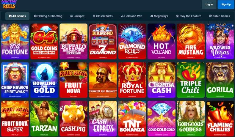 Sorcery Reels Games