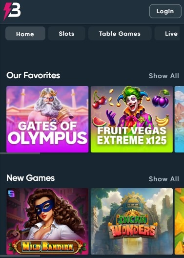 Betplay Casino Mobile Games Image