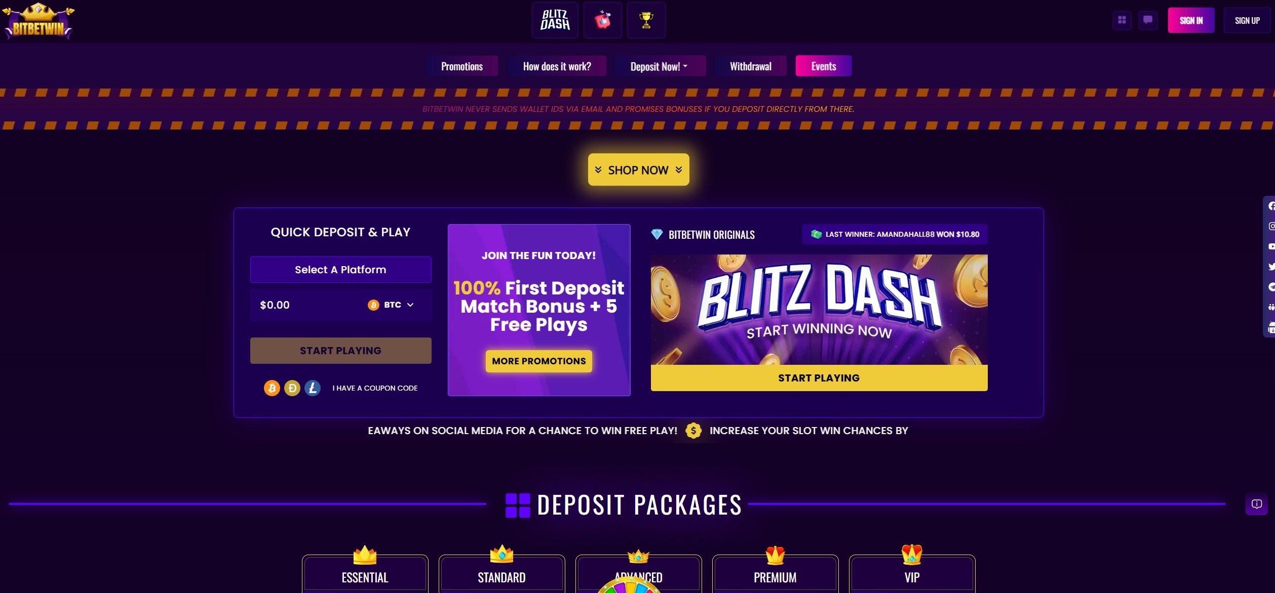 Bitbetwin Bonus Codes Ss1