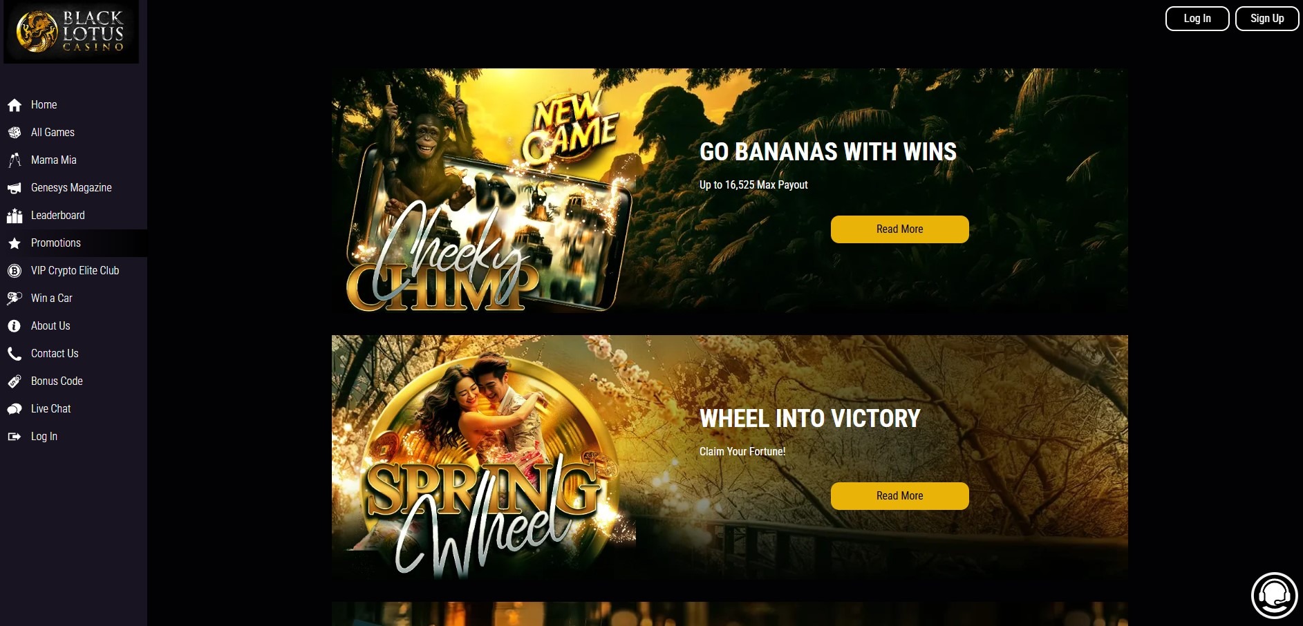 Black Lotus Casino Promo Image