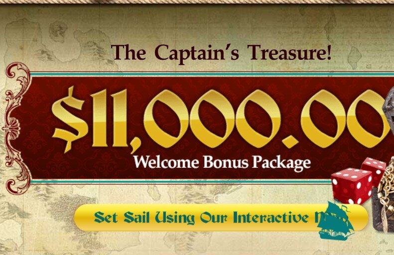 Captain Jack Casino Homepage