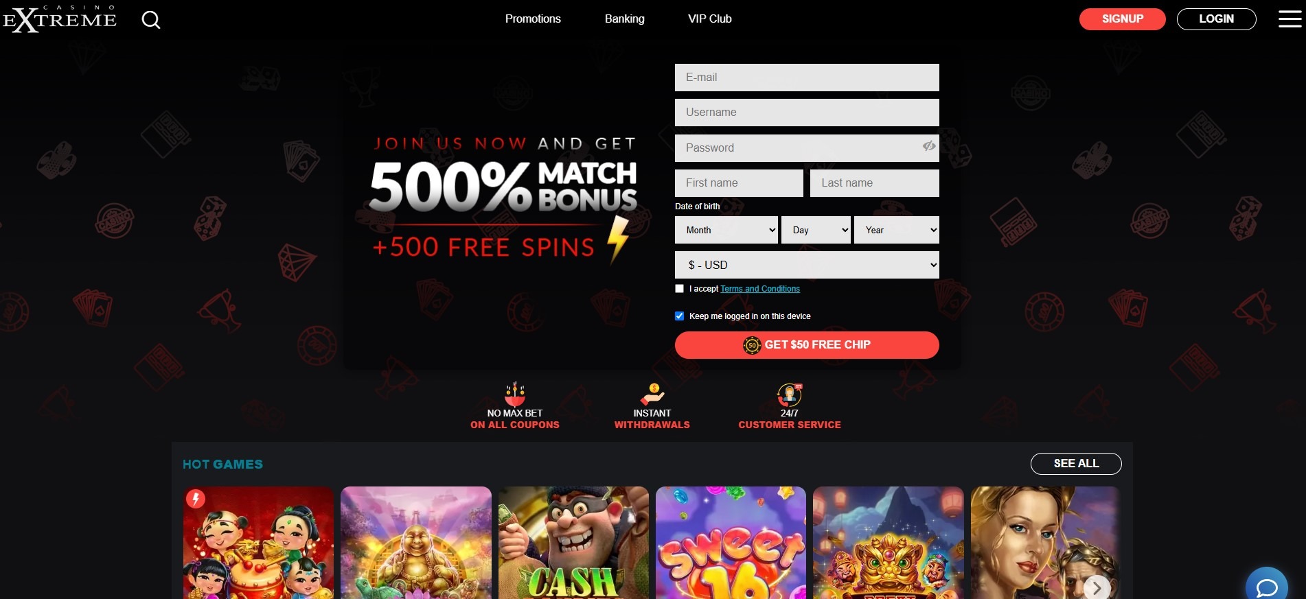 Casino Extreme Home Image