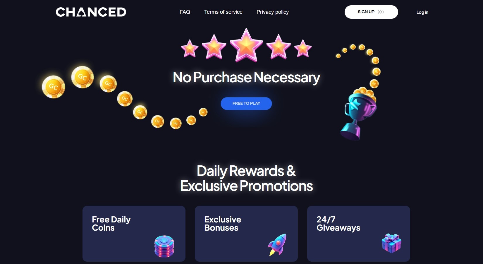Chanced Casino Promotions Image