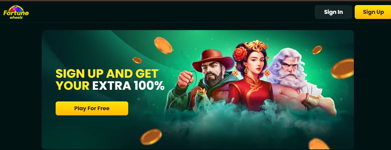 Fortune Wheelz Casino Game Page