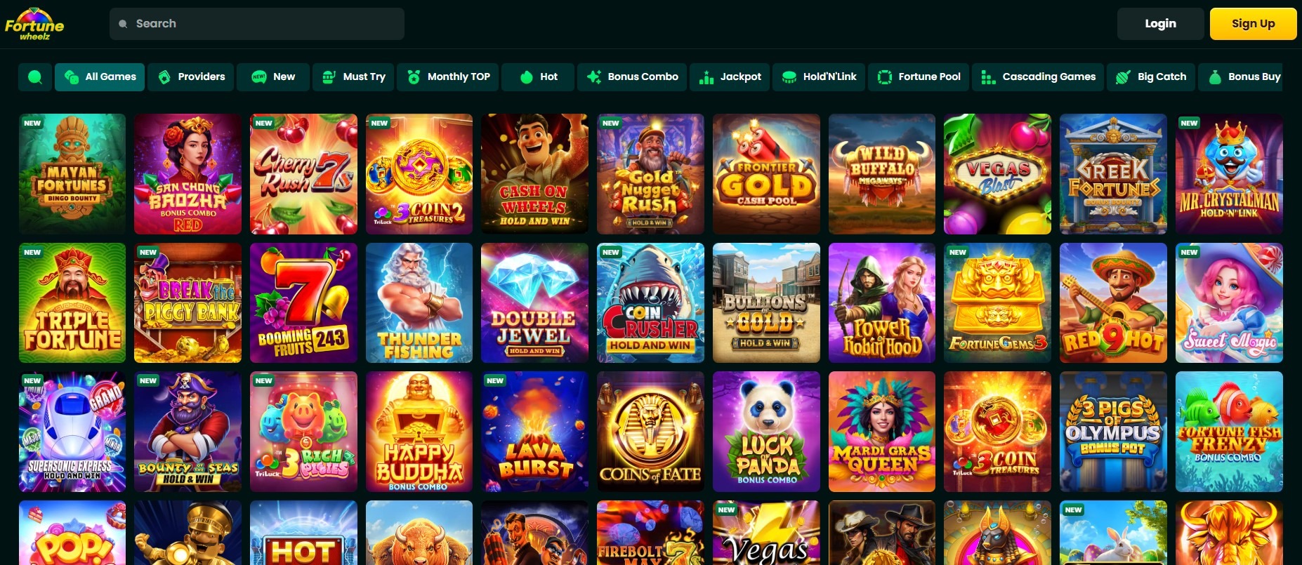 Fortune Wheelz Casino Games Image