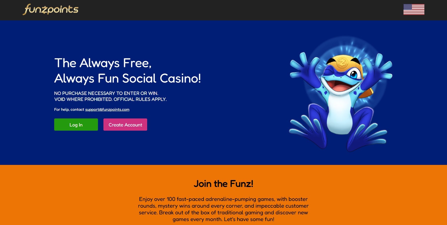 Funzpoints Casino Home Image