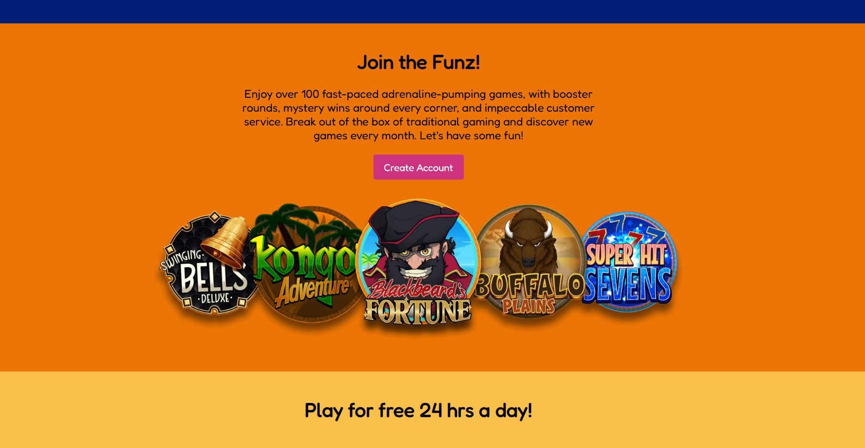 Funzpoints Casino Signup Image