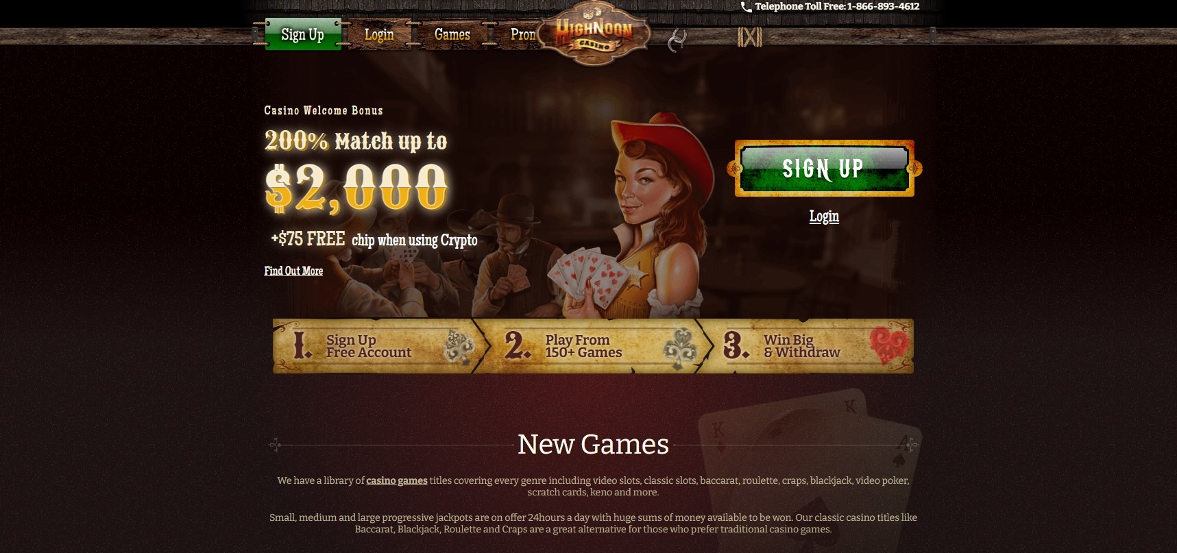 Highnoon Casino Home Image