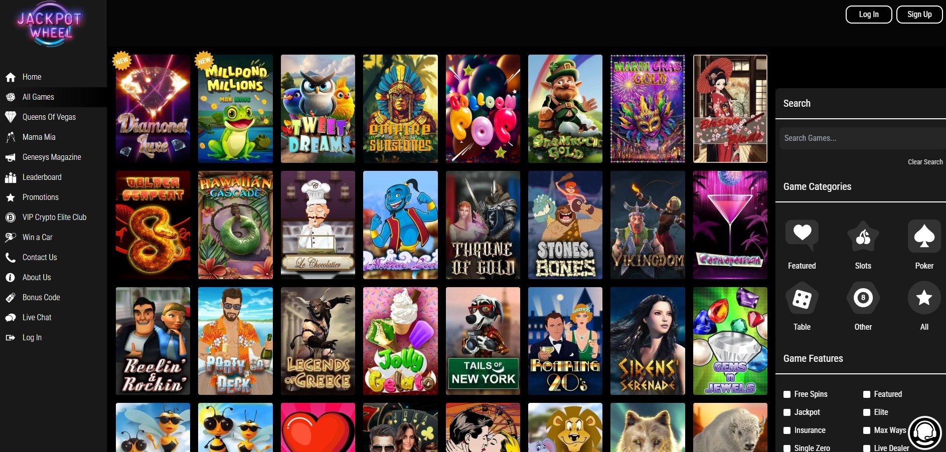 Jackpot Wheel Casino Games Image