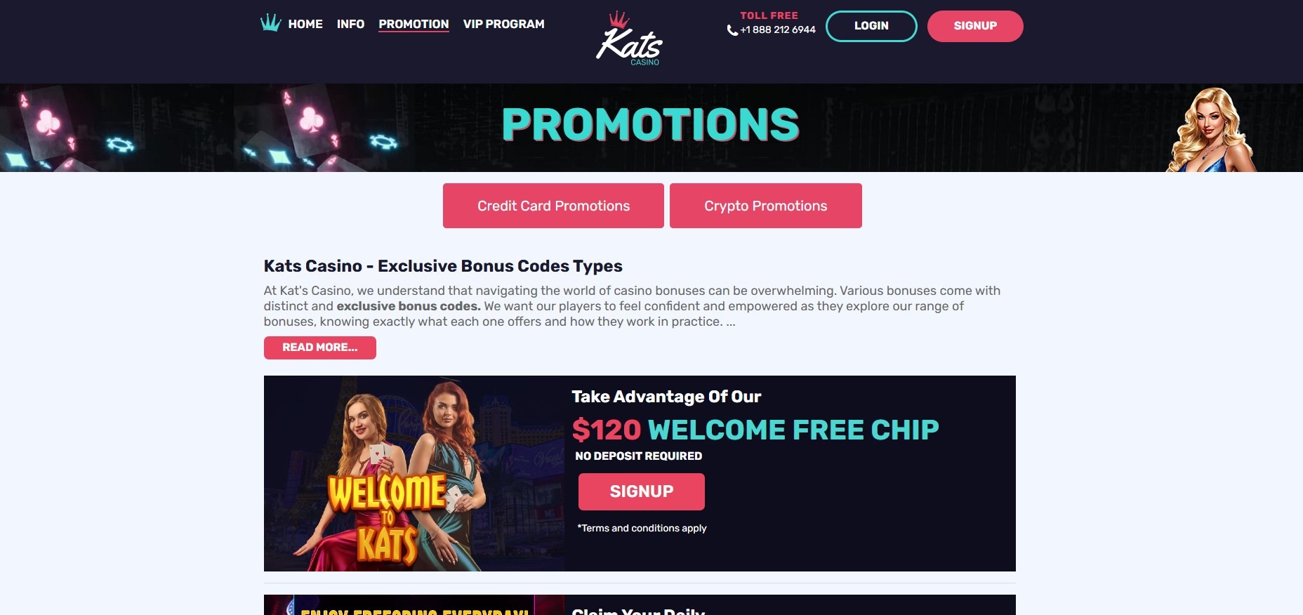 Kats Casino Promotions Image