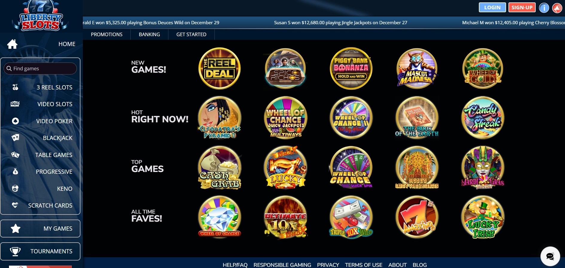 Liberty Slots Games Image