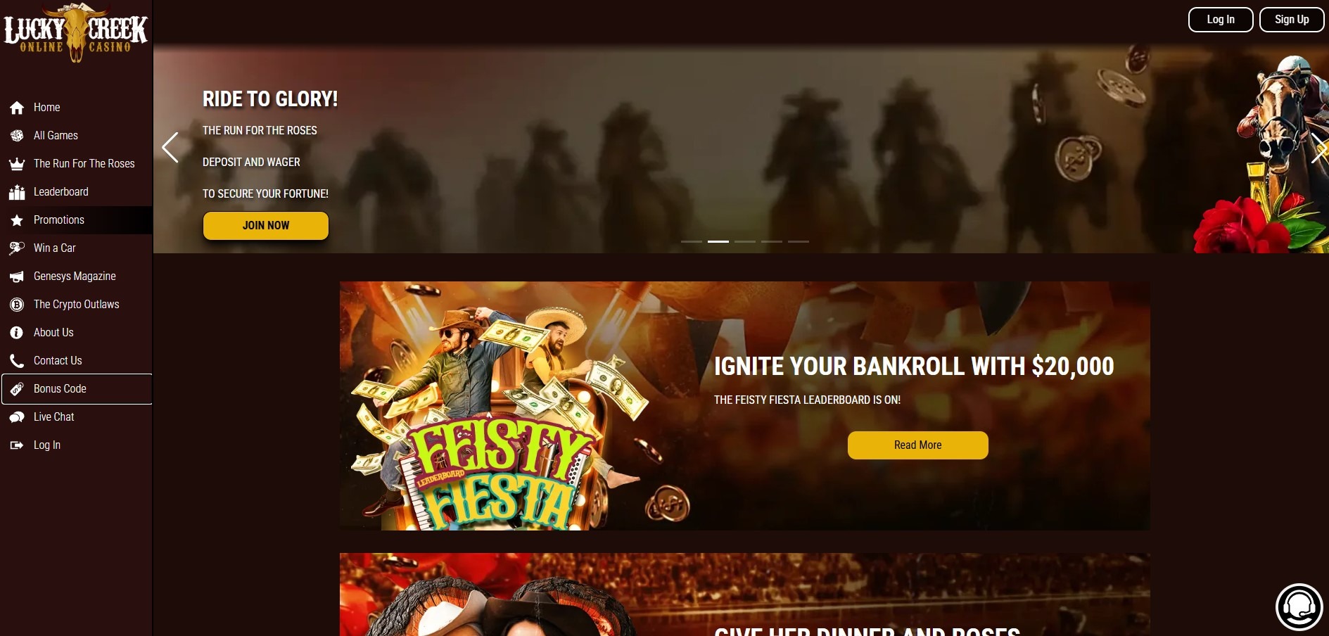 Luckycreek Casino Promotions Image